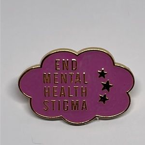 End Mental Health Stigma brooch‎ lapel pin backpack pin hat pin